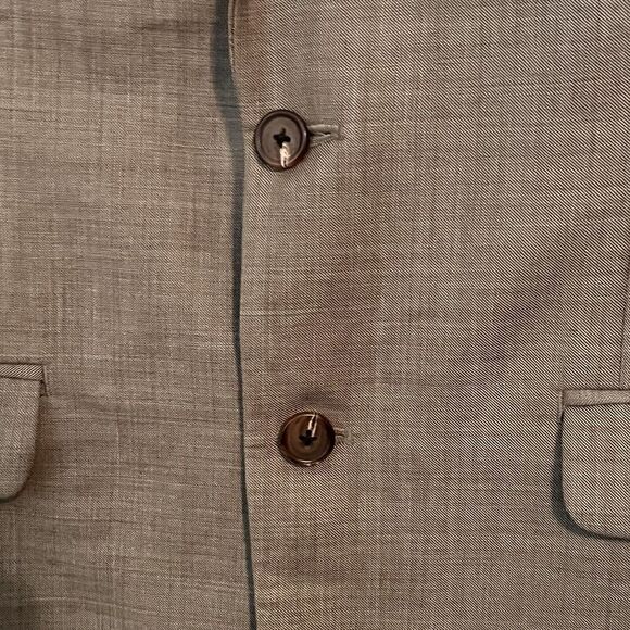 Lauren Ralph Lauren Men's Sport Coat Jacket Tan 100% Wool 2 Button Dual Vent 40R - Picture 4 of 15